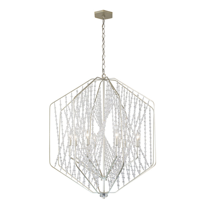 Six Light Pendant from the Chelsea collection in Silverado finish