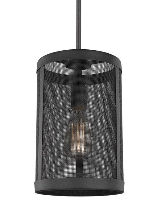 One Light Mini-Pendant from the Gereon collection in Black finish