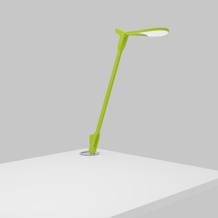 LED Desk Lamp from the Splitty collection in Matte Leaf Green finish