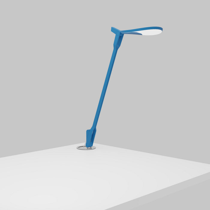 LED Desk Lamp from the Splitty collection in Matte Pacific Blue finish