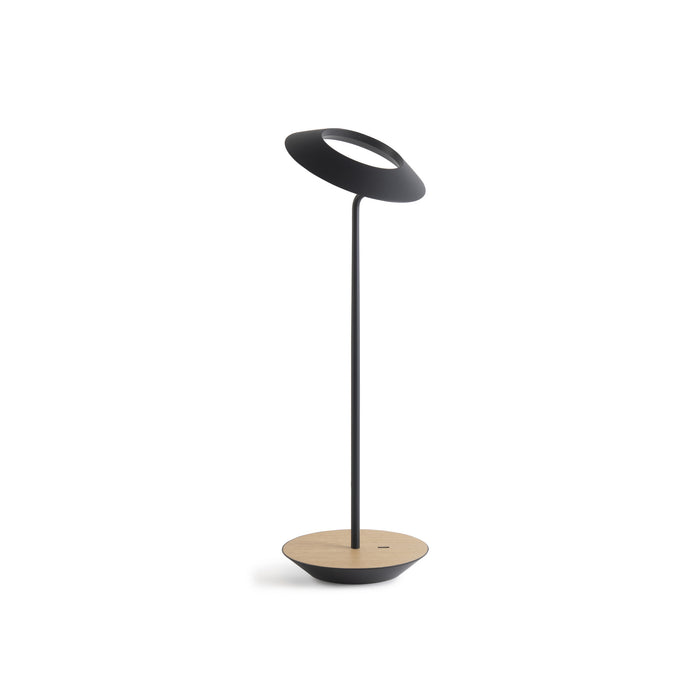 LED Desk Lamp from the Royyo collection in Matte Black, White Oak finish