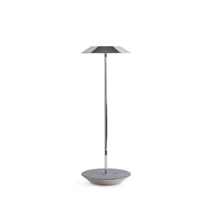 LED Desk Lamp from the Royyo collection in Chrome, Oxford Felt finish