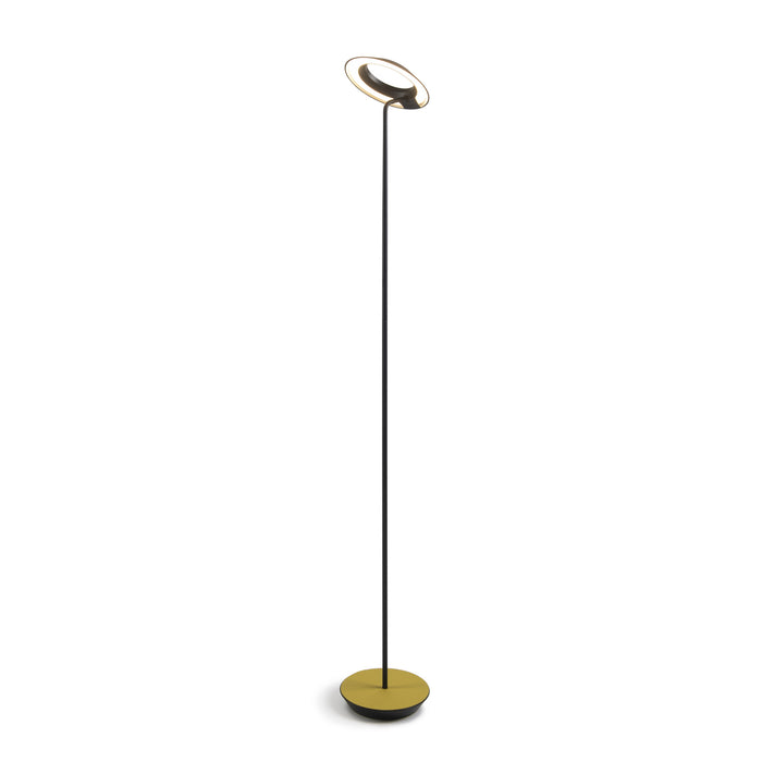 LED Floor Lamp from the Royyo collection in Matte Black, Honeydew Felt finish