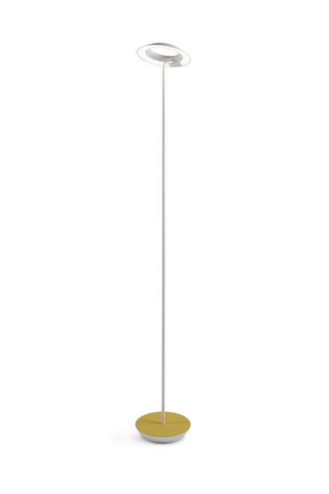 LED Floor Lamp from the Royyo collection in Matte White, Honeydew finish