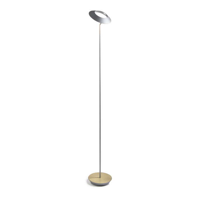 LED Floor Lamp from the Royyo collection in Silver, Brass finish