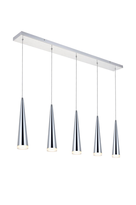 LED Pendant from the Fantasia collection in Chrome finish