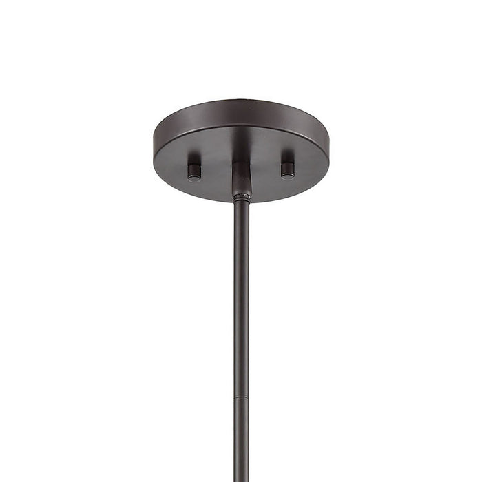 One Light Mini Pendant from the Mason collection in Oil Rubbed Bronze finish