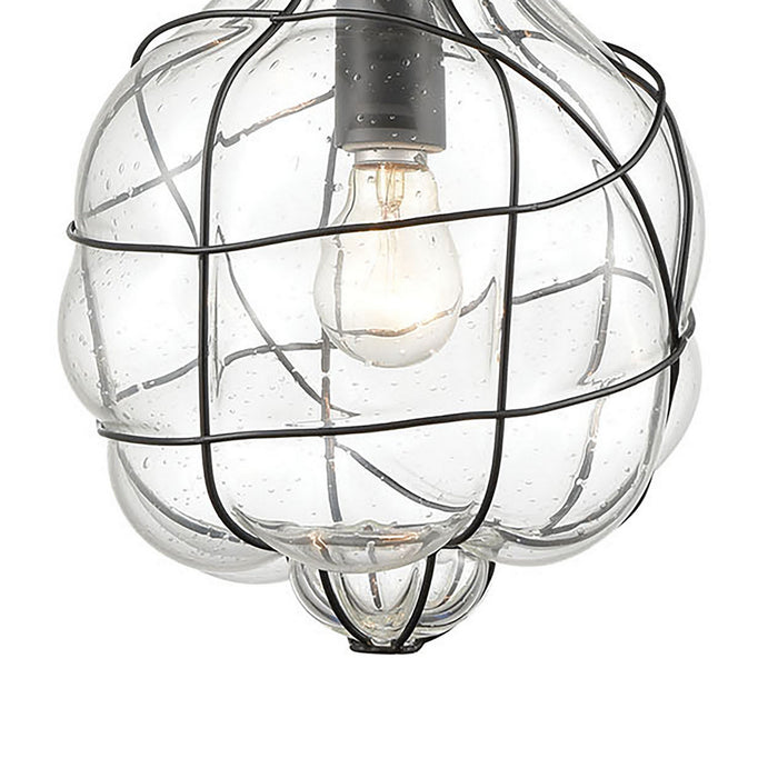 One Light Mini Pendant from the Adorn collection in Oil Rubbed Bronze finish