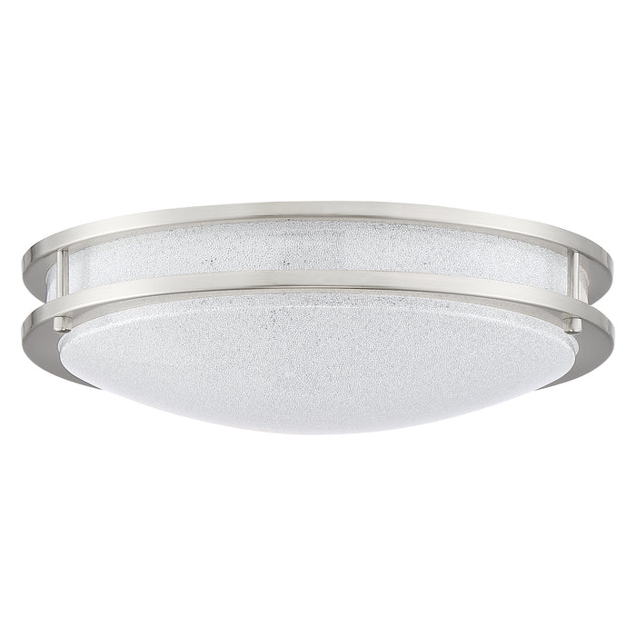 LED Flush Mount from the Sparc collection in Brushed Steel finish
