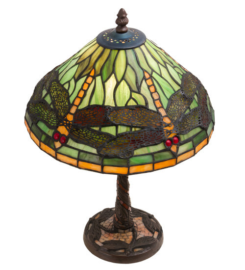 One Light Table Lamp from the Dragonfly collection in Mahogany Bronze finish