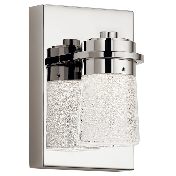 LED Wall Sconce from the Vada collection in Polished Nickel finish