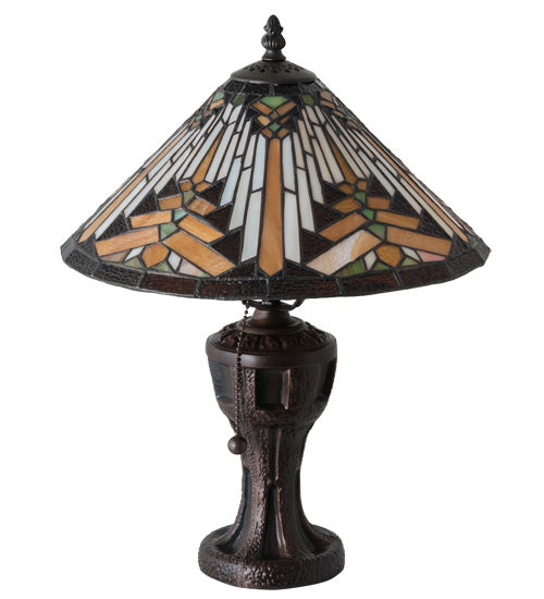 One Light Table Lamp from the Nuevo Mission collection in Mahogany Bronze finish