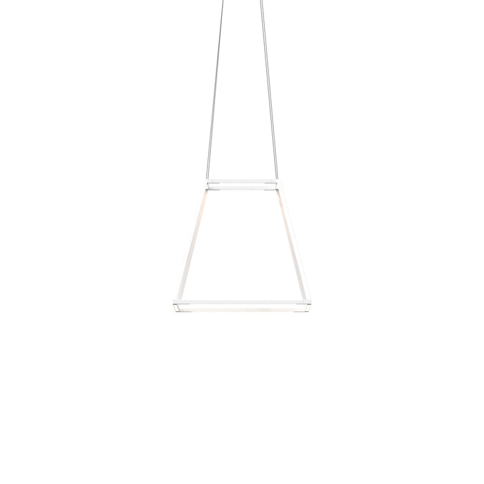 LED Pendant from the Z-Bar collection in Matte White finish