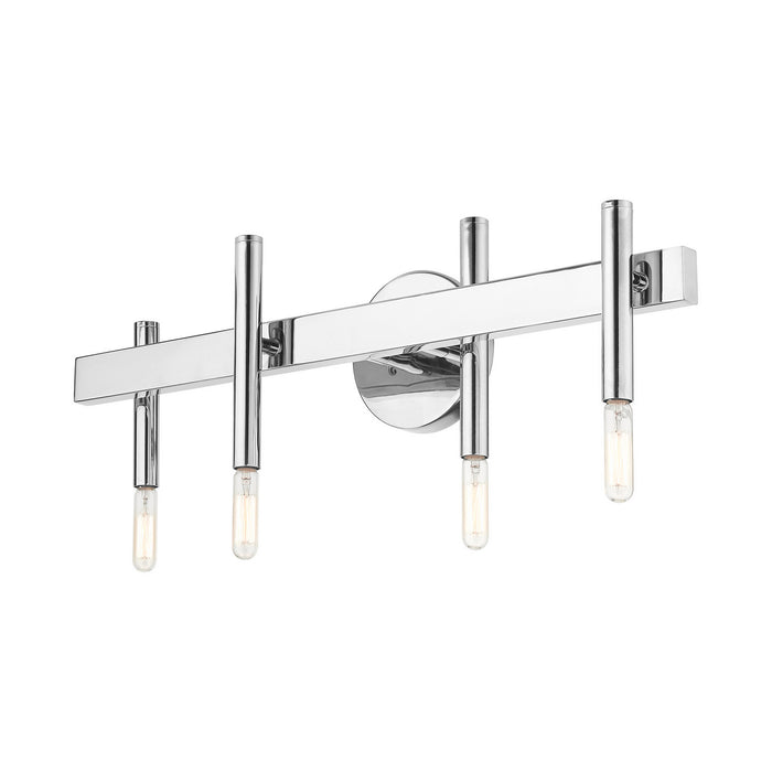 Four Light Vanity from the Denmark collection in Polished Chrome finish
