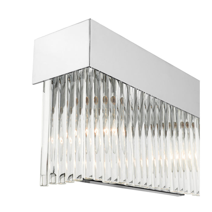 Two Light Wall Sconce from the Norwich collection in Polished Chrome finish