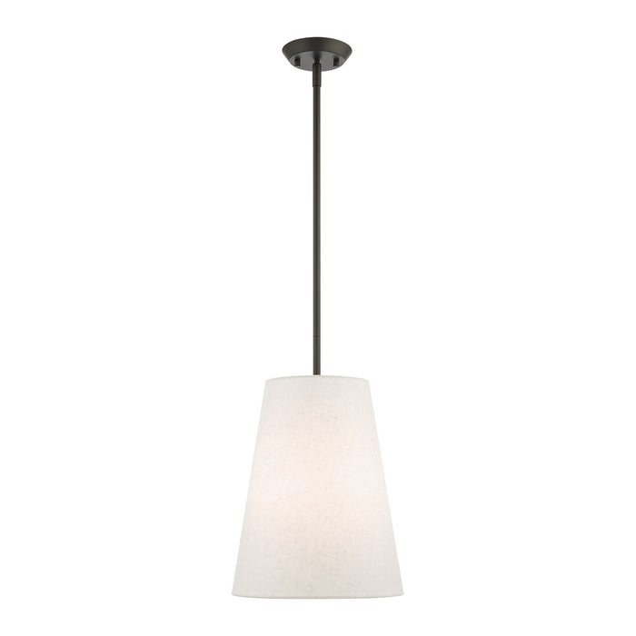 One Light Pendant from the Prato collection in Bronze finish