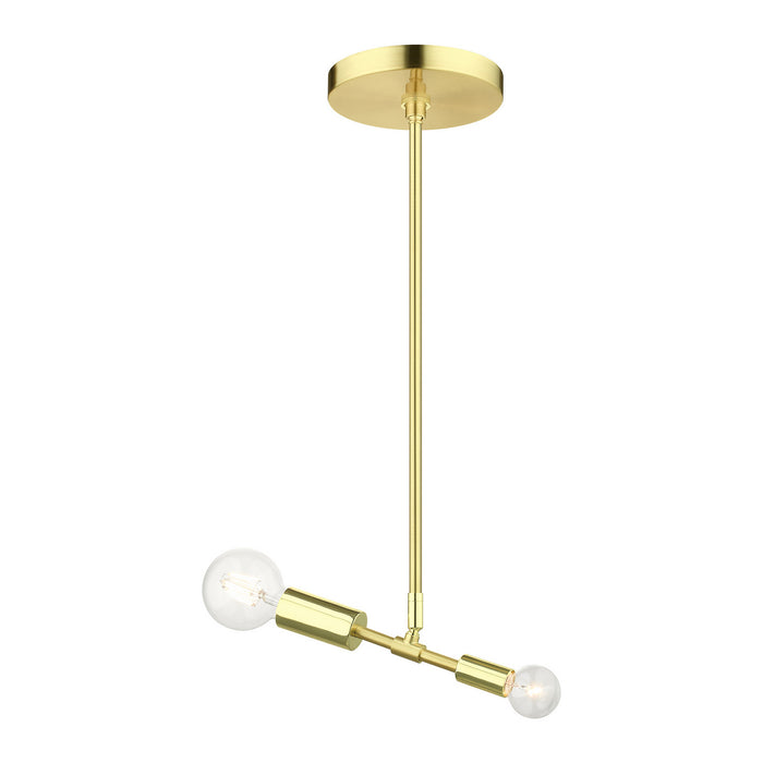 One Light Pendant from the Blairwood collection in Satin Brass finish