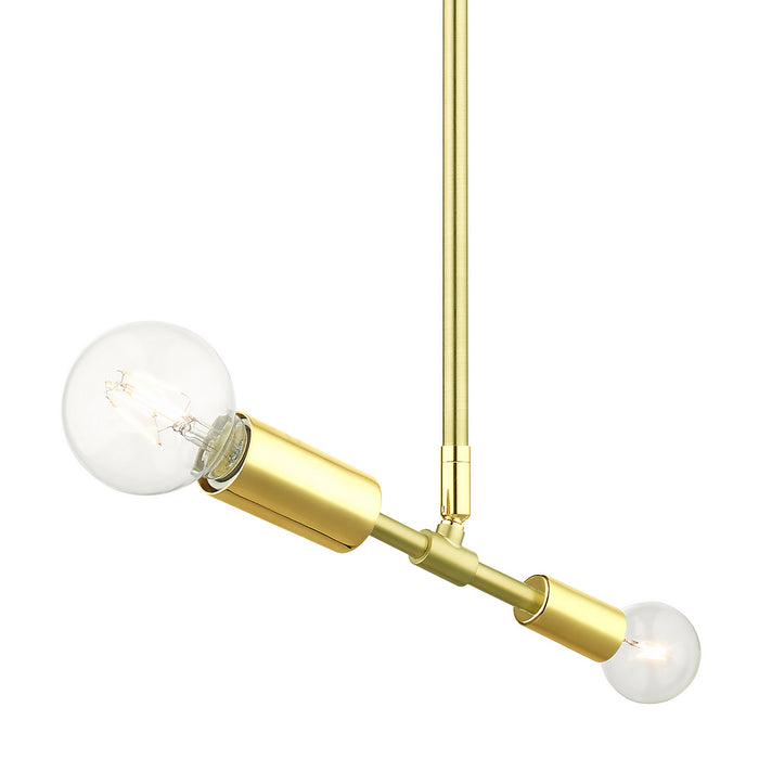 One Light Pendant from the Blairwood collection in Satin Brass finish