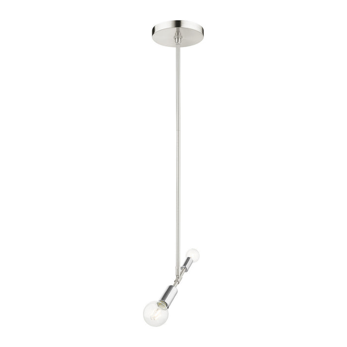 One Light Pendant from the Blairwood collection in Brushed Nickel finish