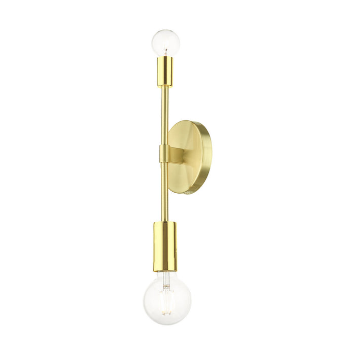 Two Light Wall Sconce from the Blairwood collection in Satin Brass finish
