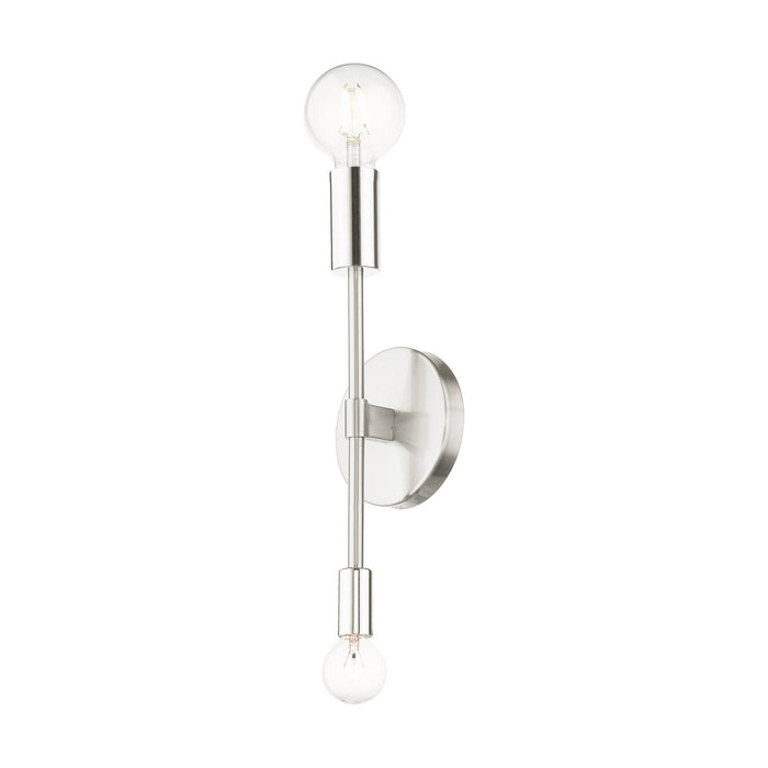 Two Light Wall Sconce from the Blairwood collection in Brushed Nickel finish