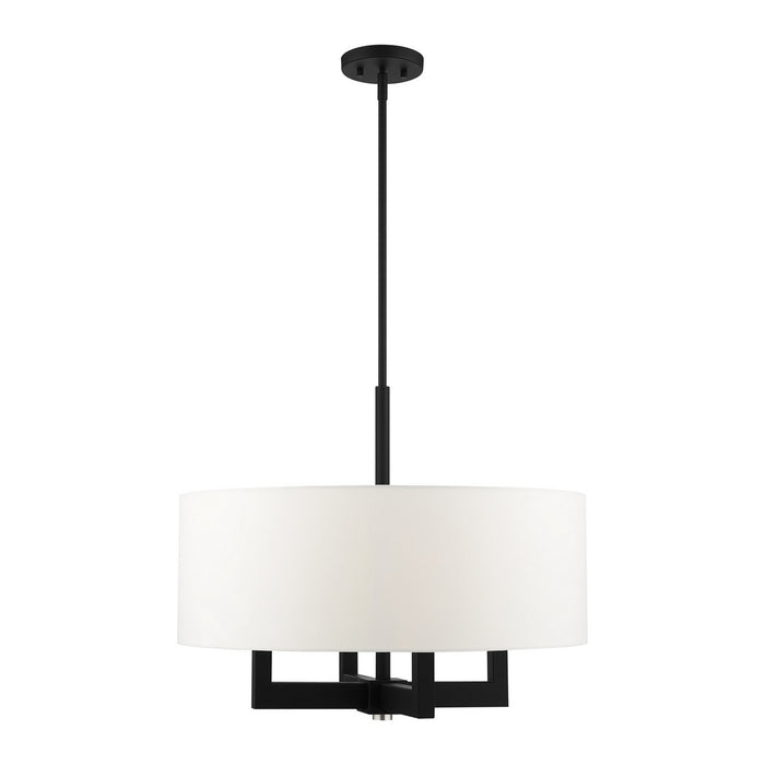 Four Light Chandelier from the Cresthaven collection in Black finish