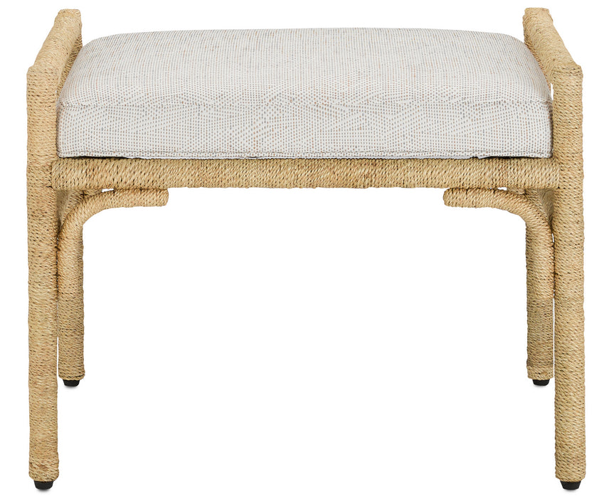 Ottoman in Natural finish