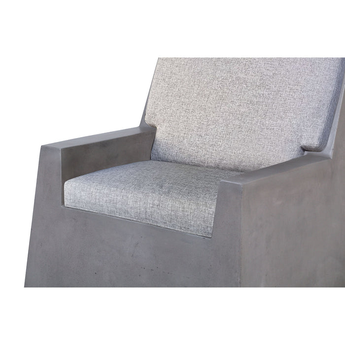 Chair - Cushion Only from the Fresh Look collection in Grey Linen finish