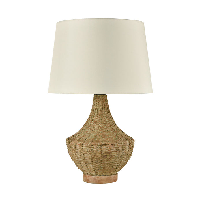 One Light Table Lamp from the Rafiq collection in Natural Rattan finish