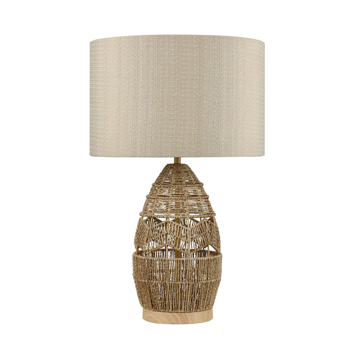 One Light Table Lamp from the Husk collection in Natural finish