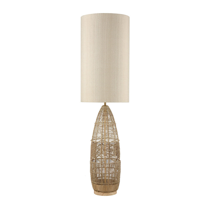 One Light Floor Lamp from the Husk collection in Natural finish