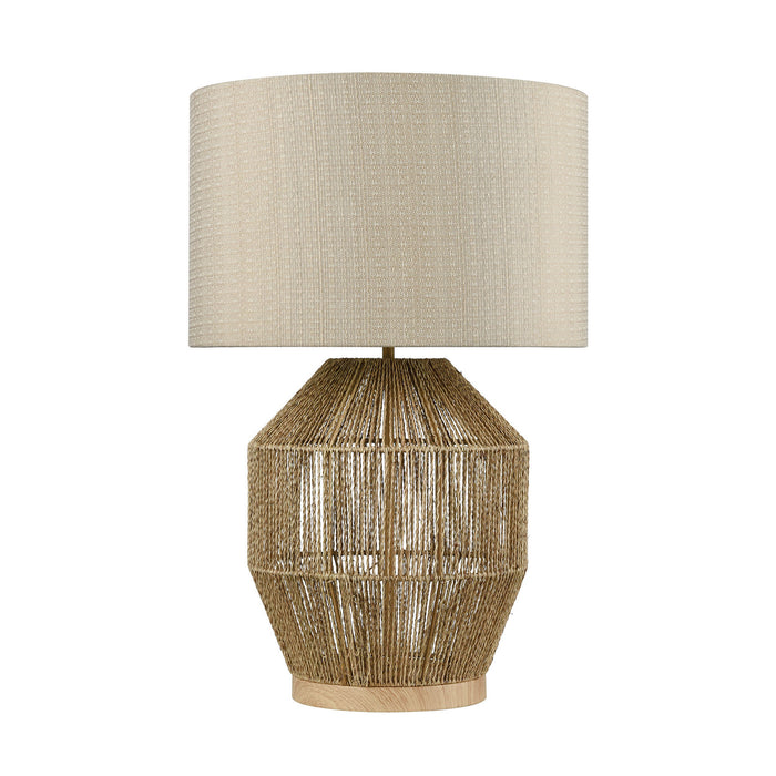One Light Table Lamp from the Corsair collection in Natural finish