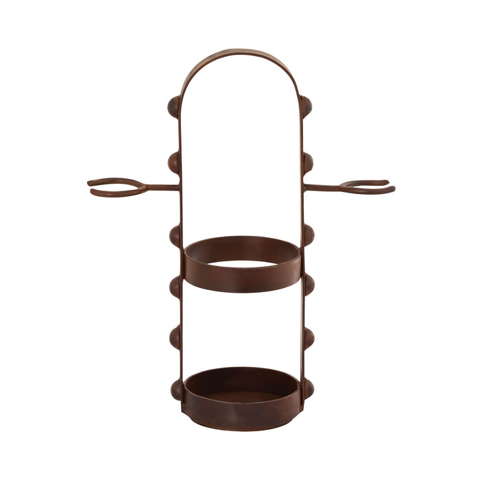 Wine Caddy from the Telluride collection in Montana Rustic finish