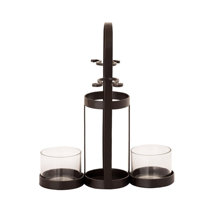 Wine Server from the Napa collection in Rustic, Clear, Clear finish