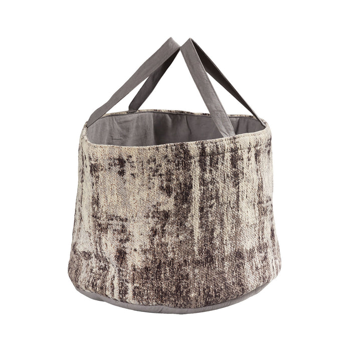 Storage Basket from the Asher collection in Grey Chenille finish