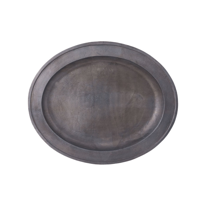 Tray in Food-Safe, Pewter, Pewter finish