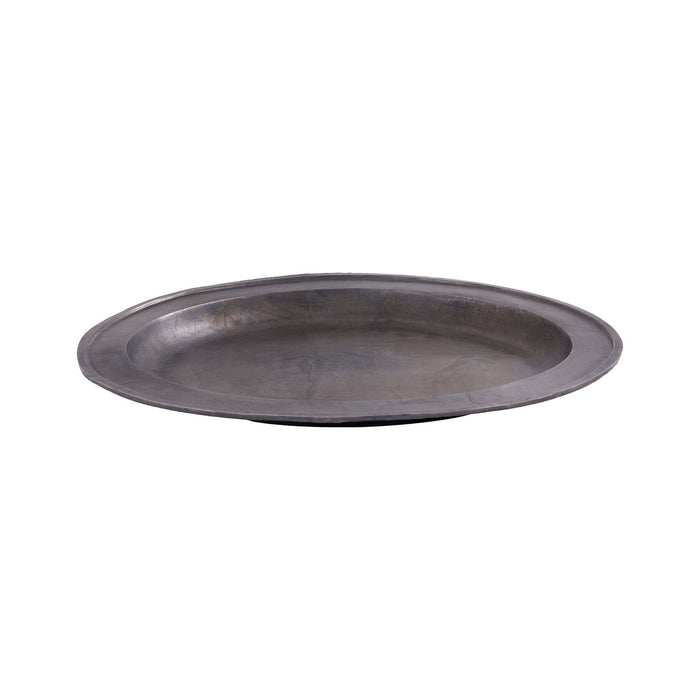 Tray in Food-Safe, Pewter, Pewter finish