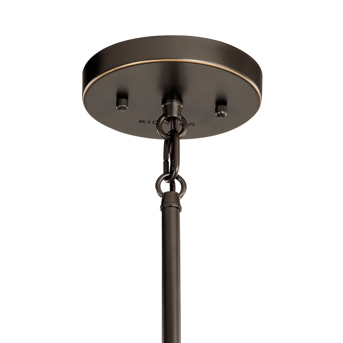 One Light Outdoor Pendant/Semi Flush Mount from the Pier collection in Olde Bronze finish