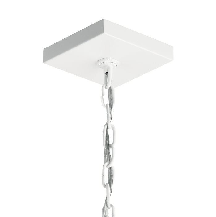 One Light Pendant from the Vath collection in White finish