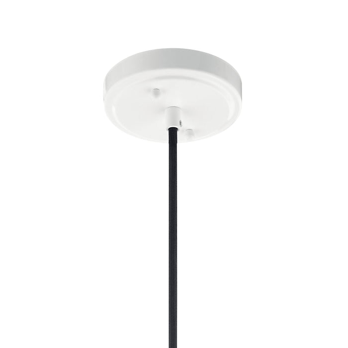 One Light Pendant from the Zailey collection in White finish
