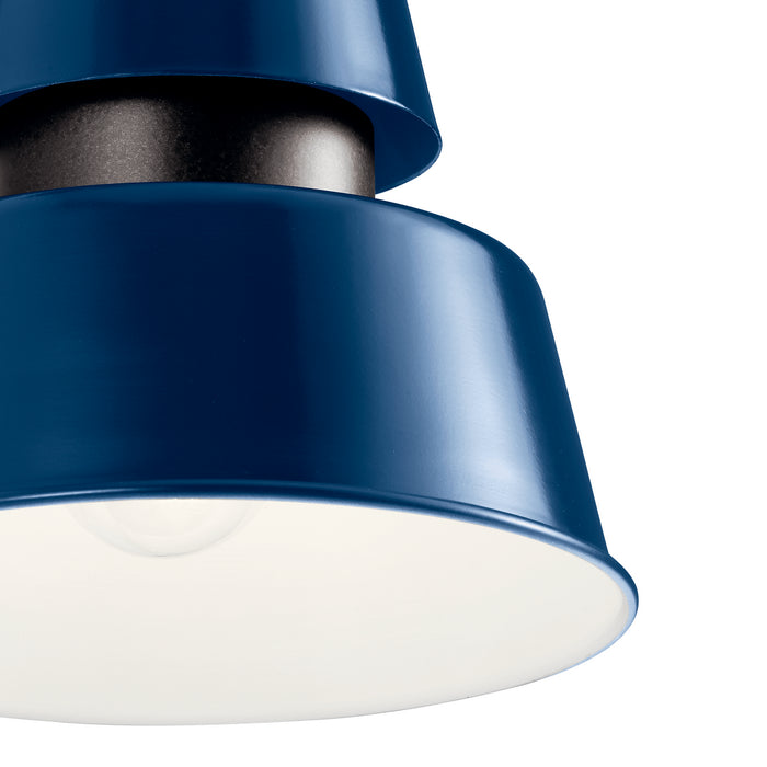 One Light Outdoor Wall Mount from the Lozano collection in Catalina Blue finish