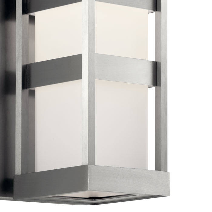 LED Outdoor Wall Mount from the Ryler collection in Brushed Aluminum finish