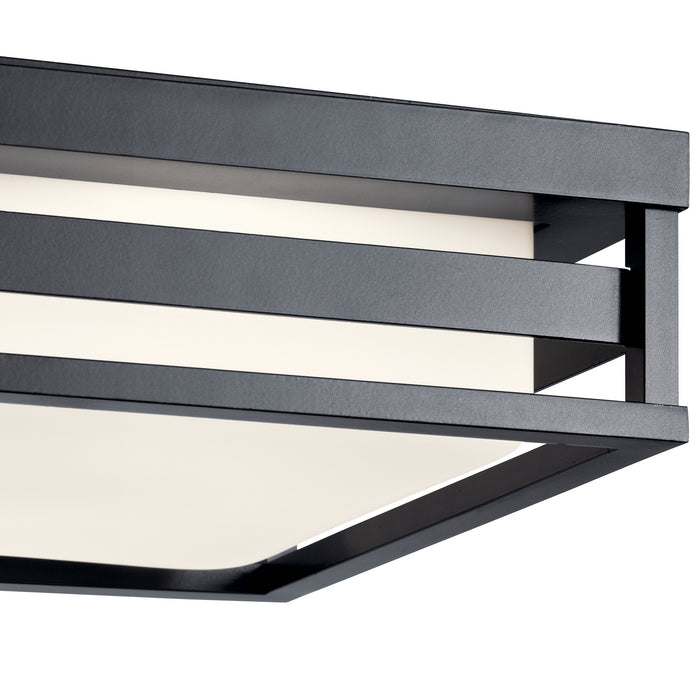 LED Outdoor Flush Mount from the Ryler collection in Black finish