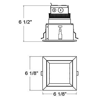 Diffused Lens in White finish