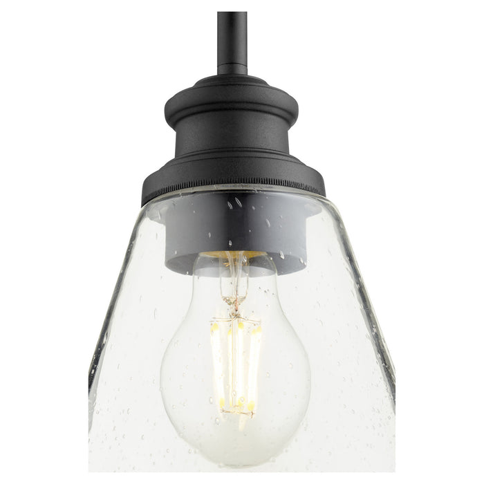 One Light Pendant from the Dunbar collection in Noir finish