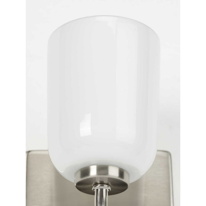 One Light Bath from the Moore collection in Brushed Nickel finish