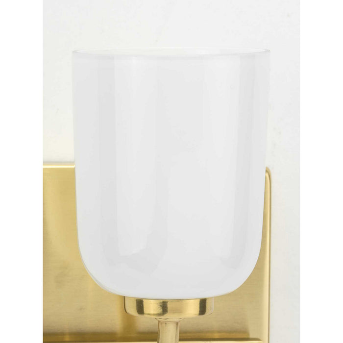 One Light Bath from the Moore collection in Satin Brass finish