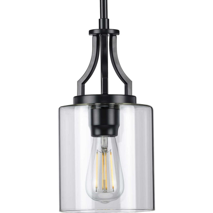 One Light Mini Pendant from the Lassiter collection in Black finish