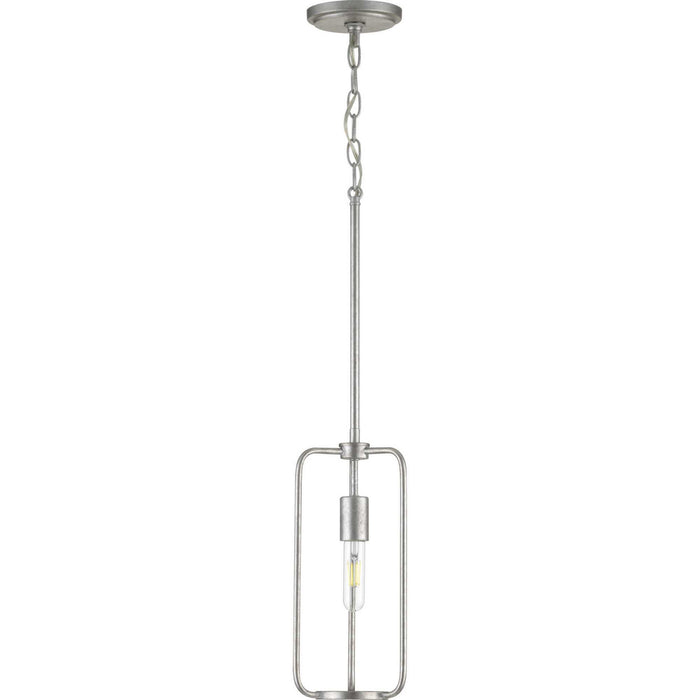 One Light Mini Pendant from the Bonn collection in Galvanized finish