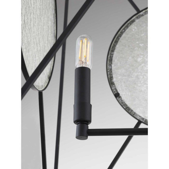 Eight Light Foyer Pendant from the Cumberland collection in Black finish